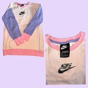 Pink & Purple Girls Nike Sweatshirt